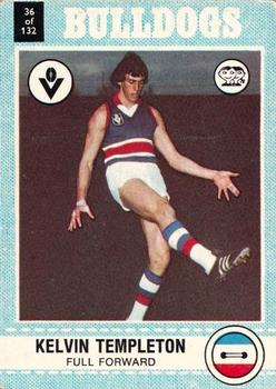 1977 Scanlens VFL #36 Kelvin Templeton Front